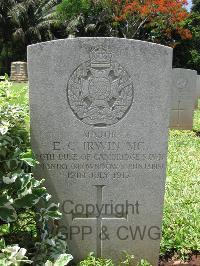 Dar Es Salaam War Cemetery - Irwin, Eric Conway